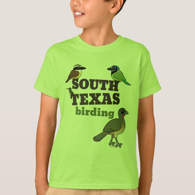 T-shirt Le Texas du sud Birding (Devant)