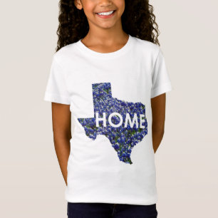 T-Shirt Le Texas est le dessus à la maison de filles