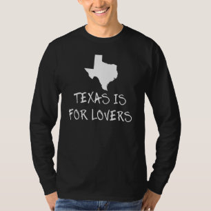 T-shirt Le Texas est pour la conception de mots d'état