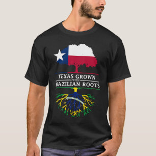 T-shirt Le Texas grandit avec des racines brésiliennes Bré