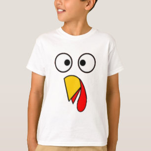 T-shirt Le thanksgiving Turquie font face au tee - shirt