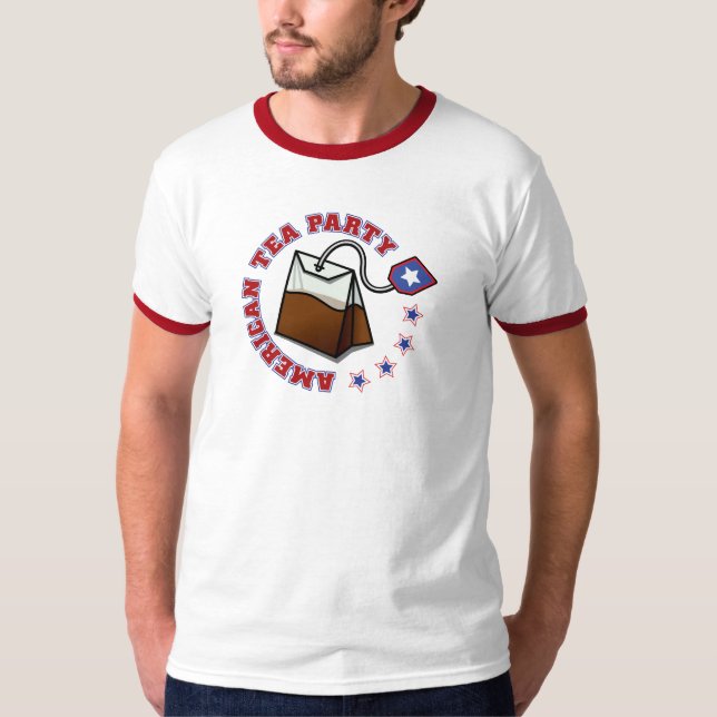 T-shirt Le thé américain (Devant)