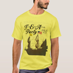 T-shirt Le thé comme lui a 1773 ans - chemise de Gadsden