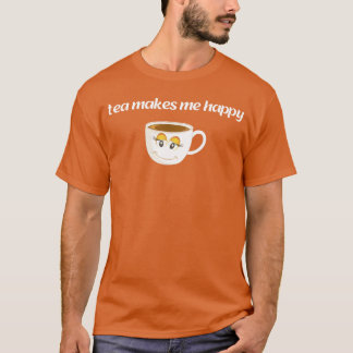 T-shirt Le thé me rend heureux cadeau