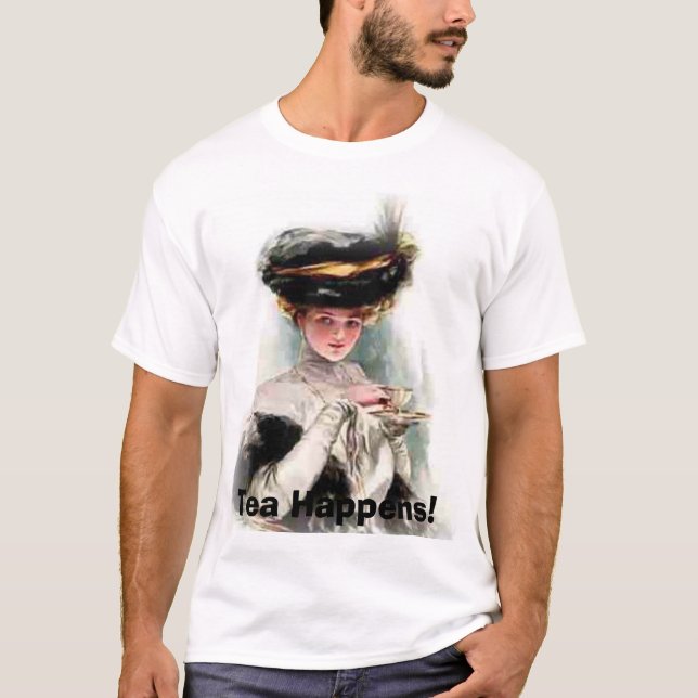 T-shirt Le thé se produit (Devant)