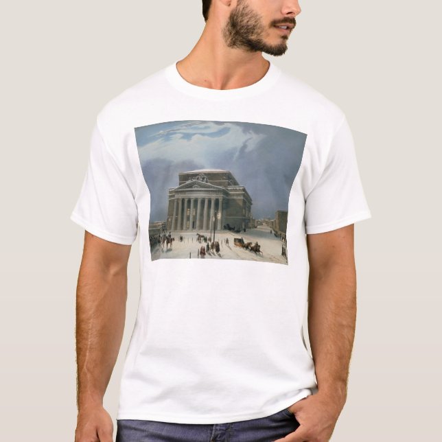 T-shirt Le théâtre de Bolshoi à Moscou (Devant)