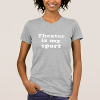 Le théâtre est mon sport amusant Graphisme