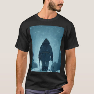 T-shirt Le thème Long foncé