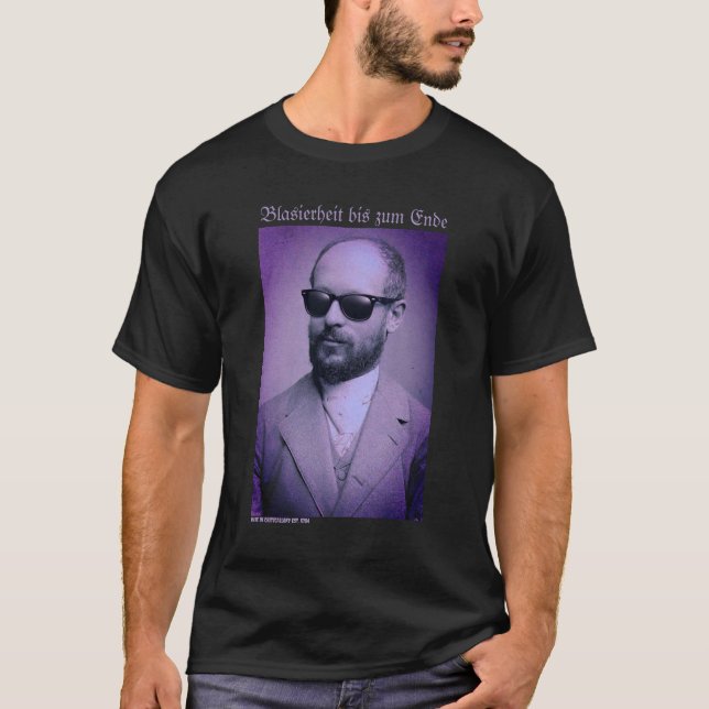 T-shirt Le Théoricien Social Blasé (Devant)