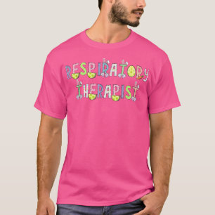 T-shirt Le Thérapeute Respiratoire De Pâques Bunny Cutest