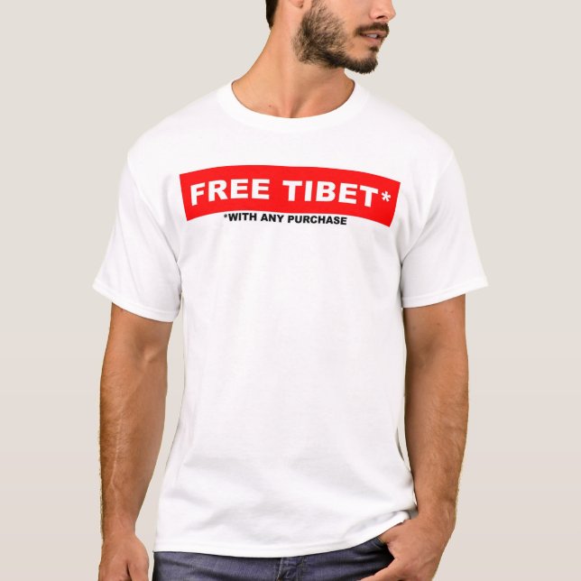 T-shirt Le Thibet libre (Devant)