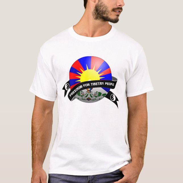 T-shirt le Thibet libre (Devant)