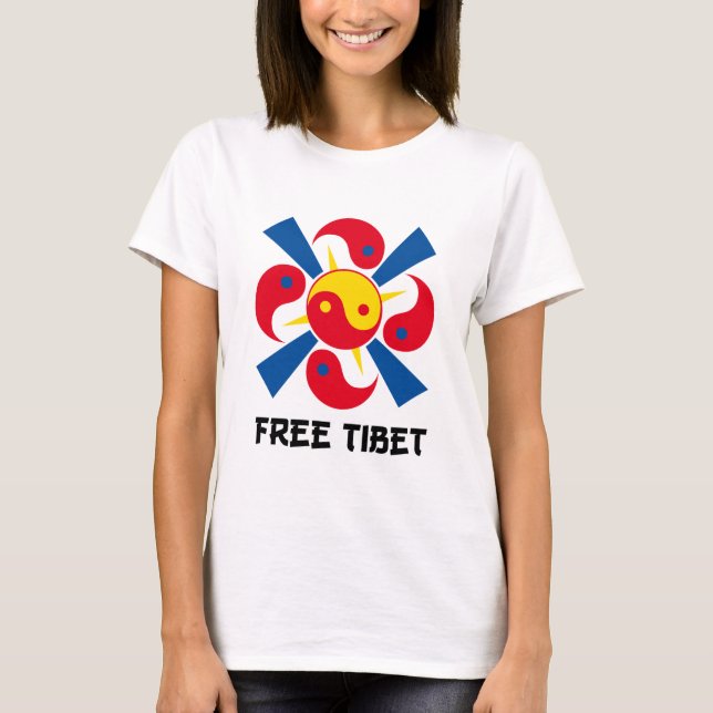 T-shirt le Thibet libre (Devant)