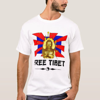 T-shirt le Thibet libre