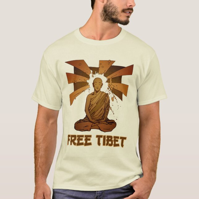 T-shirt le Thibet libre (Devant)