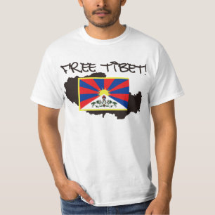T-SHIRT LE THIBET LIBRE ! SAUVEZ LE THIBET !