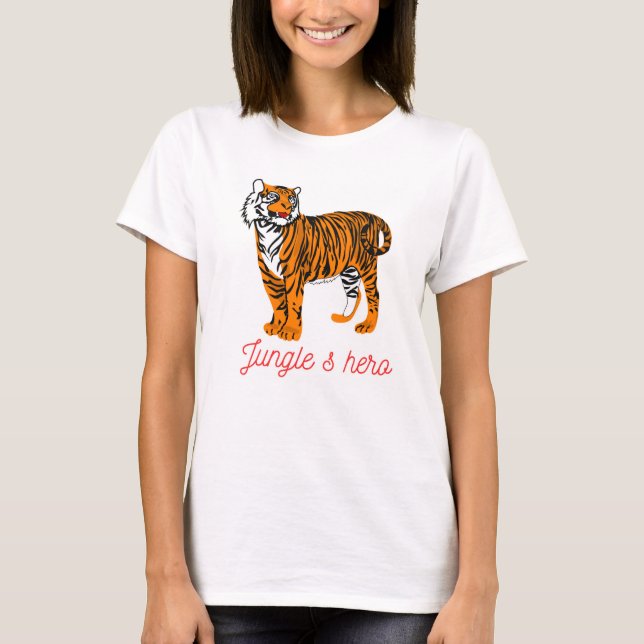 T-shirt Le Tigre Brave (Devant)