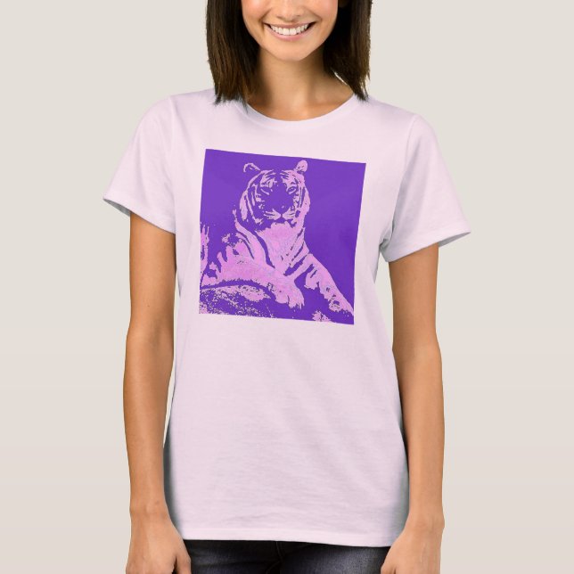 T-shirt Le tigre pourpre (Devant)