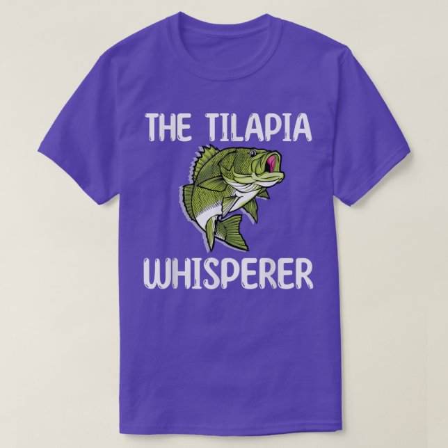 T-shirt Le Tilapia Whisperer Fish Outfit Love Fresh Water  (Design devant)
