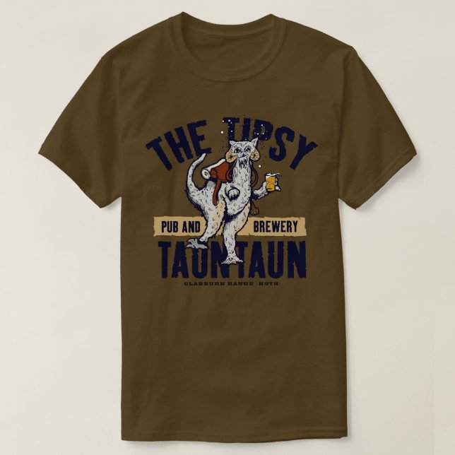 T-shirt Le Tipsy Tauntaun (Design devant)