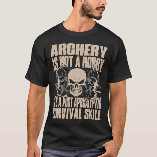 T-shirt Le Tir À L'Arc N'Est Pas Un Hobby (Devant)