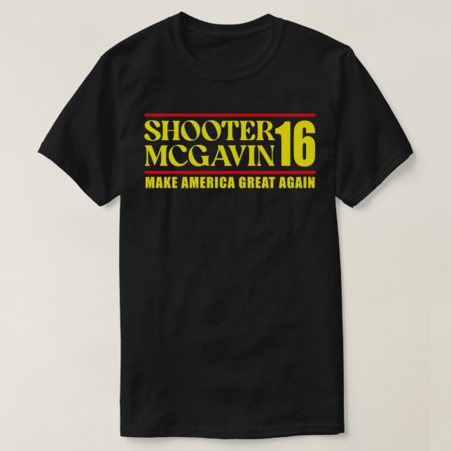 T-shirt Le tireur McGavin Great again (Design devant)