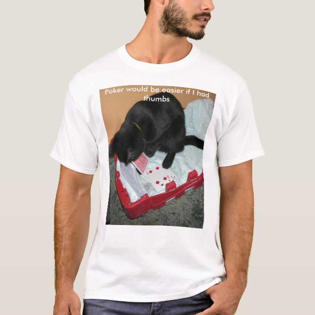 T-shirt Le tisonnier serait plus facile si j'avais t… (Devant)