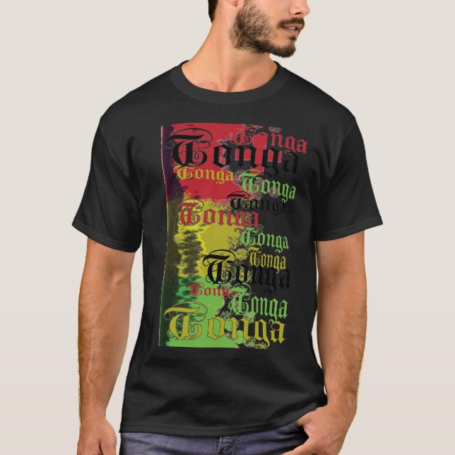 T-shirt Le Tonga Rasta1 (Devant)