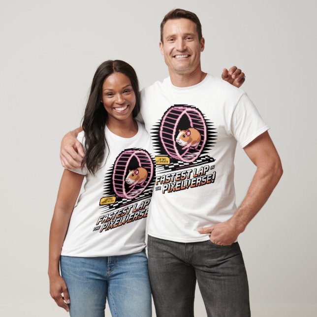 T-shirt Le tour le plus rapide dans le Pixelverse - Hamste (Unisexe)