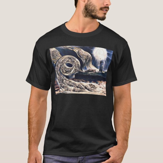 T-shirt Le tourbillon des amoureux de William Blake illust (Devant)