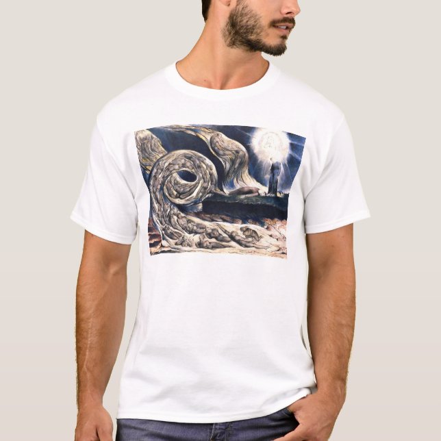 T-shirt Le tourbillon des amoureux de William Blake illust (Devant)