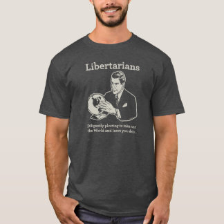 T-shirt Le tracé libertarien