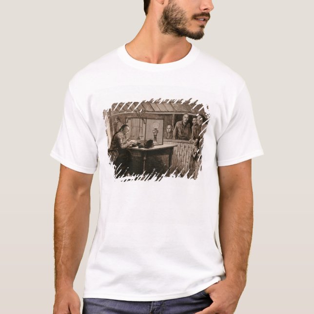 T-shirt Le trafic d'opium (Devant)