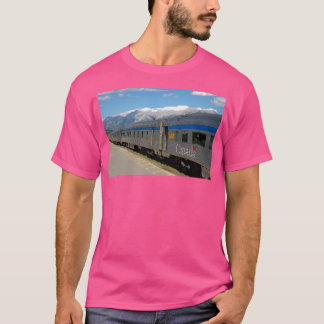T-shirt Le Train Canadien Dans Les Rocheuses