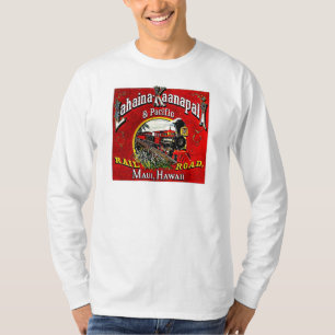 T-shirt Le train de canne à sucre avec des locomotives de