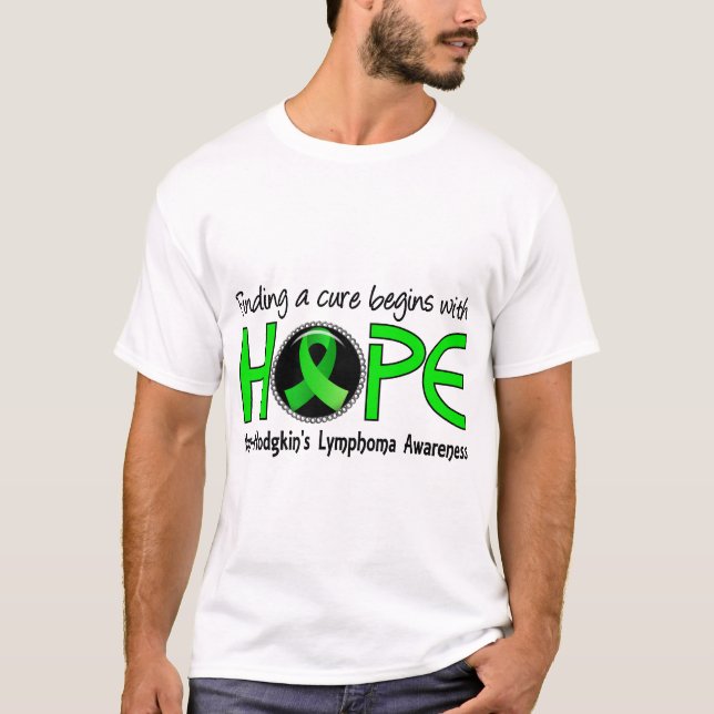 T-shirt Le traitement commence par le lymphome non (Devant)