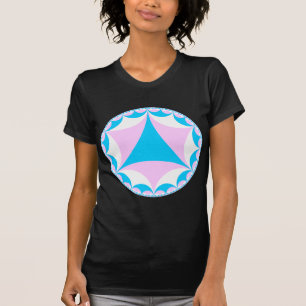 T-shirt Le transsexuel/intersex colore la fractale