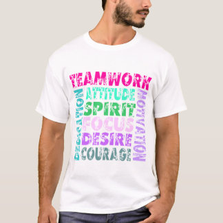 T-shirt Le travail d'équipe de VolleyChick