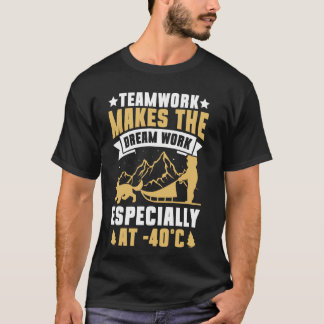 T-shirt Le travail d'équipe fait fonctionner le rêve, surt