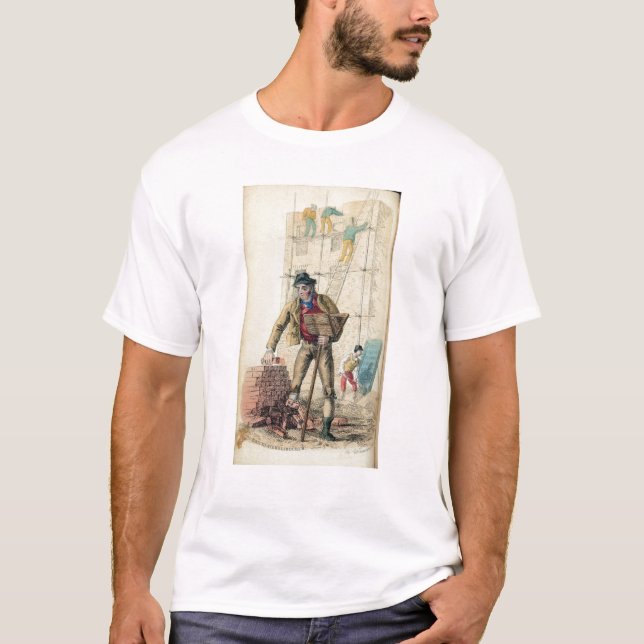 T-shirt Le travailleur du maçon (Devant)