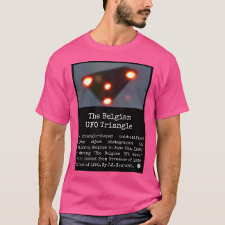 T-shirt Le Triangle Belge Ufo En 1990