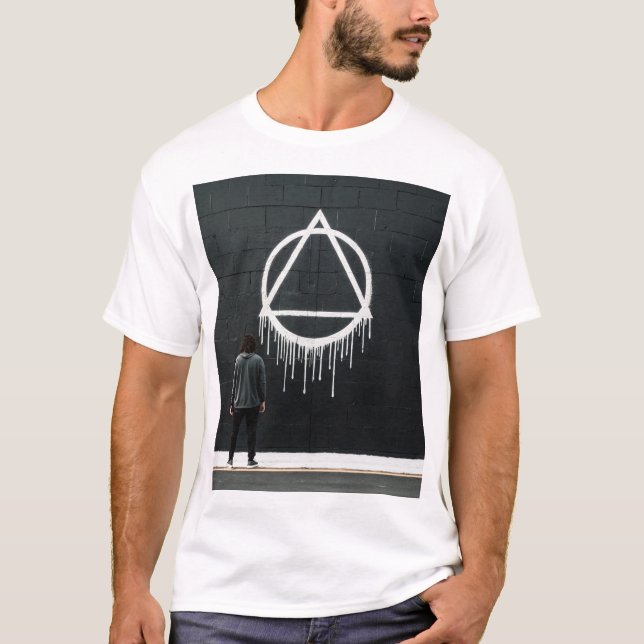 T-shirt Le Triangle qui Dégouline (Devant)