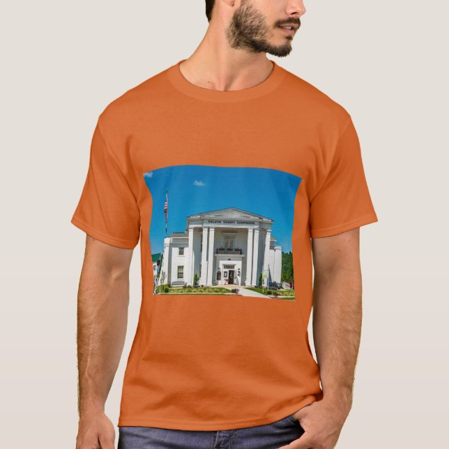 T-shirt Le tribunal de comté de Gallatin Kentucky (Devant)