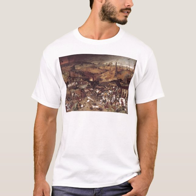 T-shirt Le triomphe de la mort par Peter Bruegel (Devant)