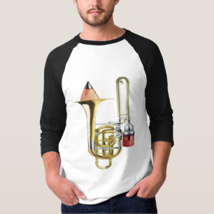 T-shirt Le trombone de basse de Stubbie