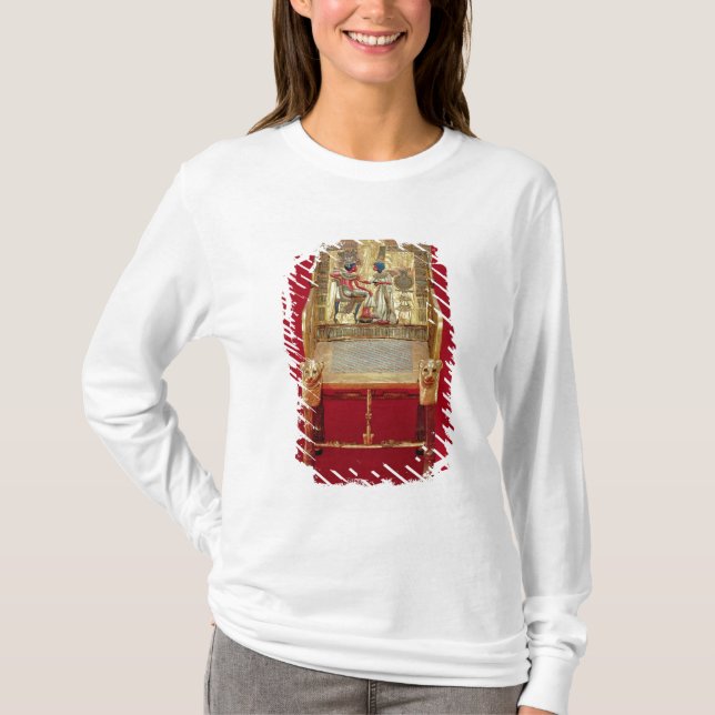 T-shirt Le trône, de la tombe de Tutankhamun (Devant)
