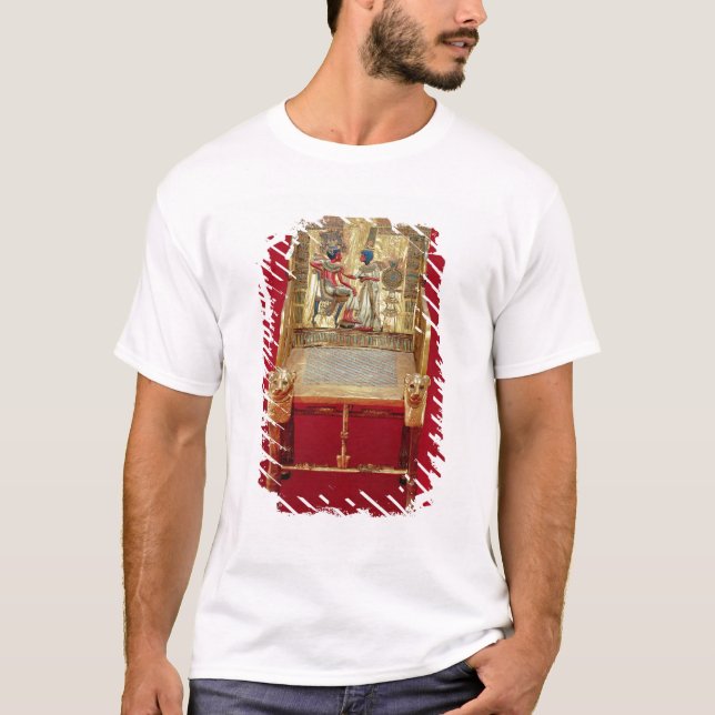 T-shirt Le trône, de la tombe de Tutankhamun (Devant)