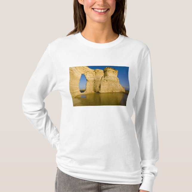 T-shirt Le trou de serrure de Monument Rocks aka Chalk (Devant)