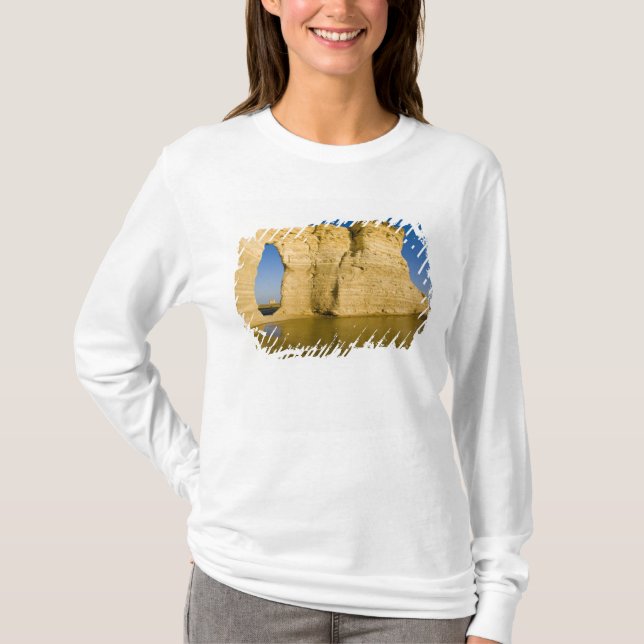 T-shirt Le trou de serrure de Monument Rocks aka Chaux (Devant)