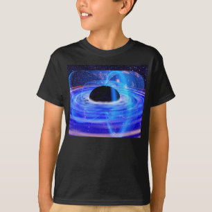 T-shirt Le trou noir bleu de Nasa